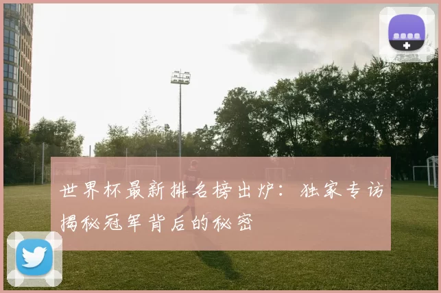 世界杯最新排名榜出炉：独家专访揭秘冠军背后的秘密