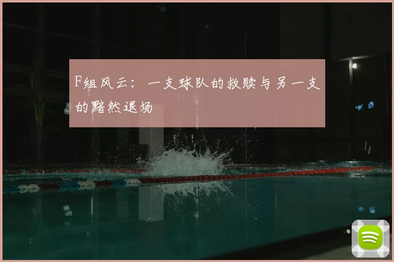 F组风云：一支球队的救赎与另一支的黯然退场