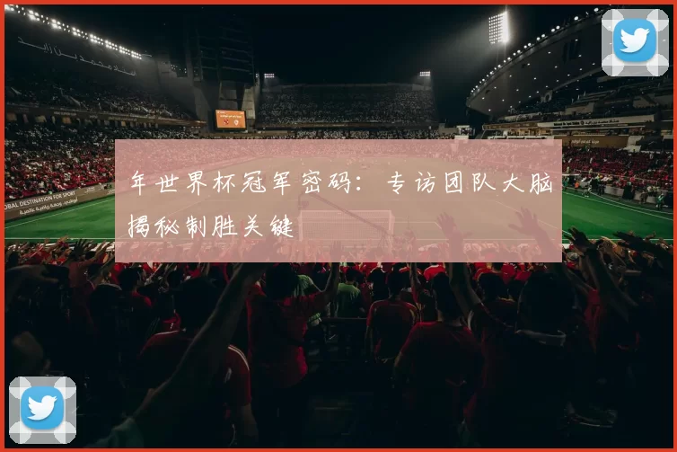年世界杯冠军密码：专访团队大脑揭秘制胜关键